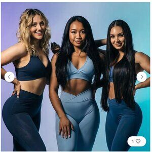 Alphalete Surface Laser Cut Wrap Bra - Black - S